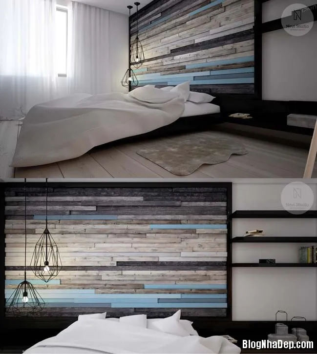 Trang trí bức tường cá tính cho phòng ngủ