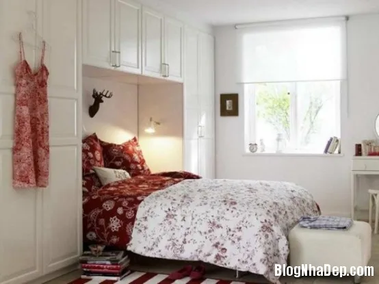 Trang trí phòng ngủ nhỏ xinh thông minh