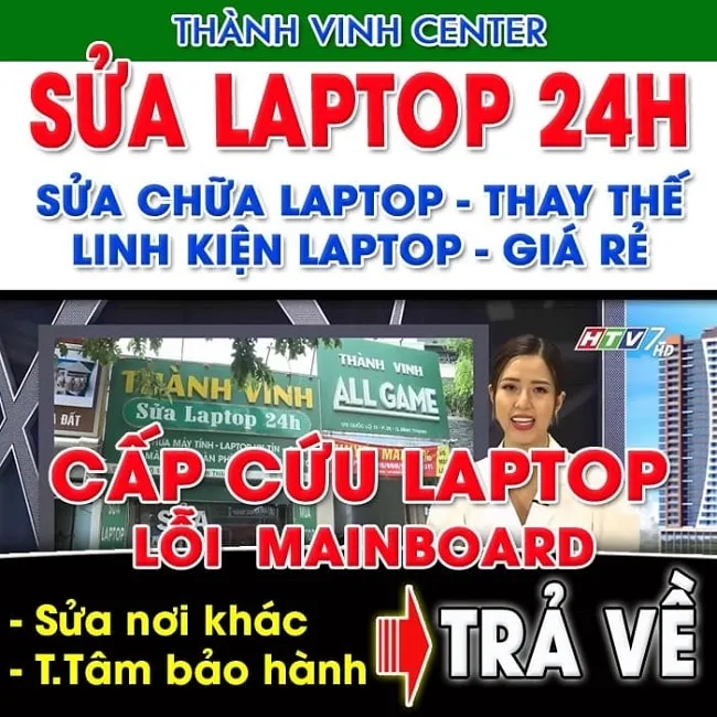 Top +10 Trung Tâm Sửa Chữa Laptop Tại TPHCM Giá Tốt Nhất