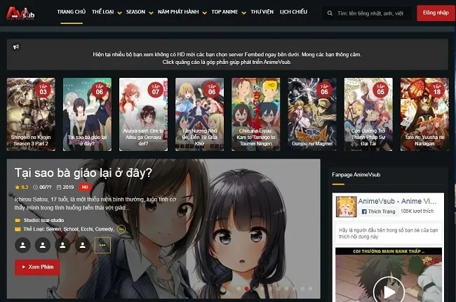 Top +10 Website Xem Anime Online Hay Nhất Hiện Nay