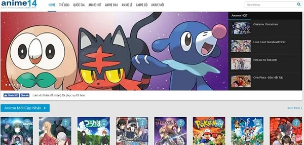 Top +12 Website Xem Phim Anime Online Vietsub Tốt Nhất Hiện Nay